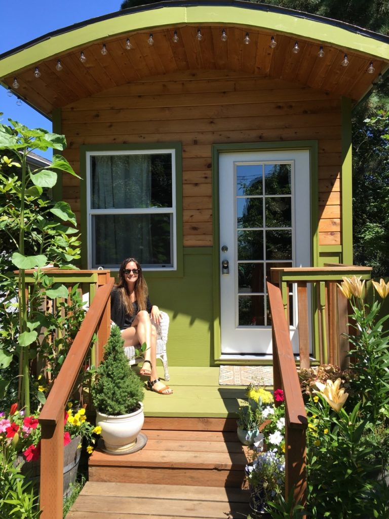 TinyHouse porch, Portland, Oregon