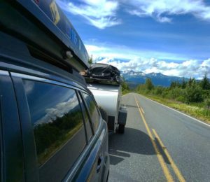 Driving through British Columbia