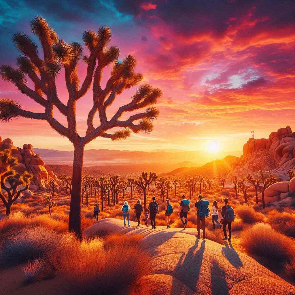 A Cartoonish Desert Dreamscape