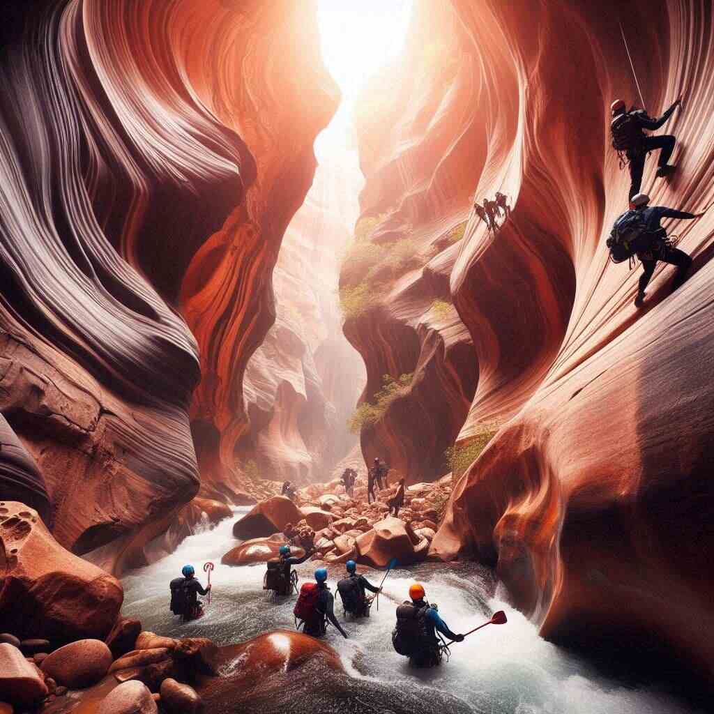 Canyoneering Adventure in Water Canyon, Utah