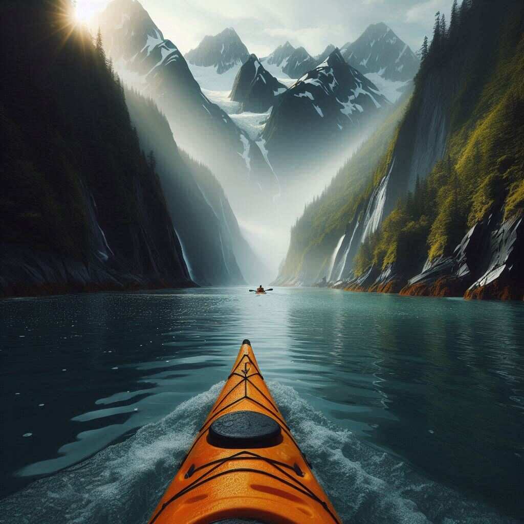 Sea Kayaking In Aialik Bay Kenai Fjord National Park Alaska