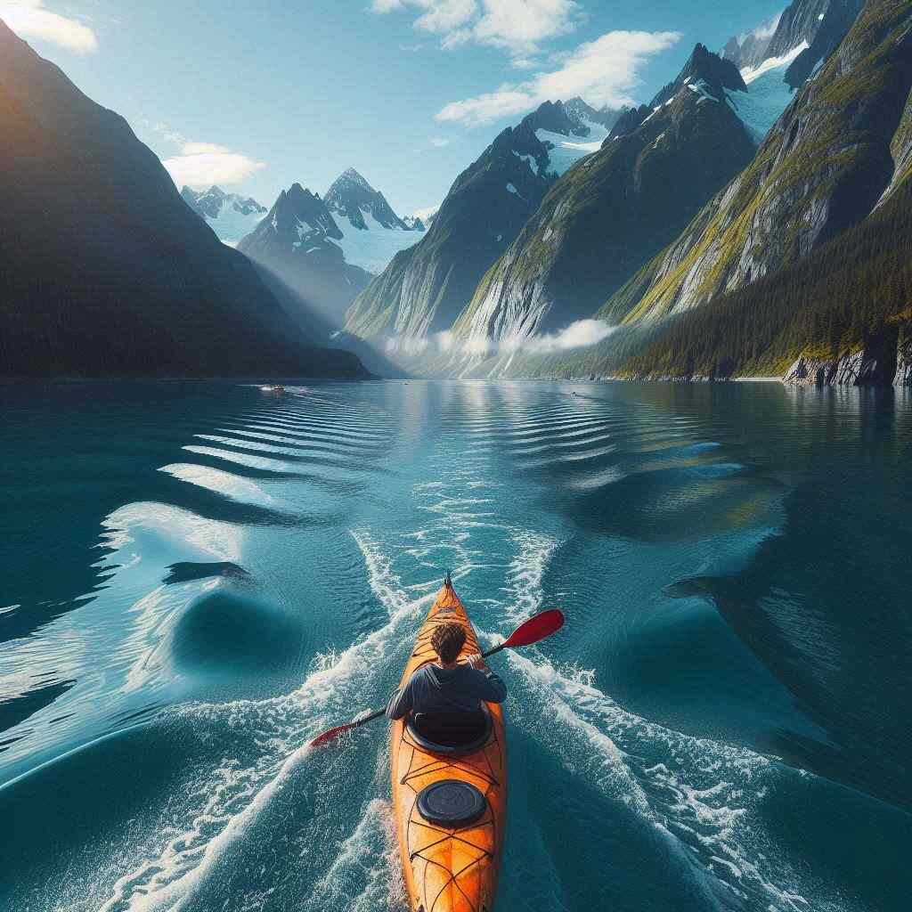 Sea Kayaking In Aialik Bay Kenai Fjords National Park Alaska