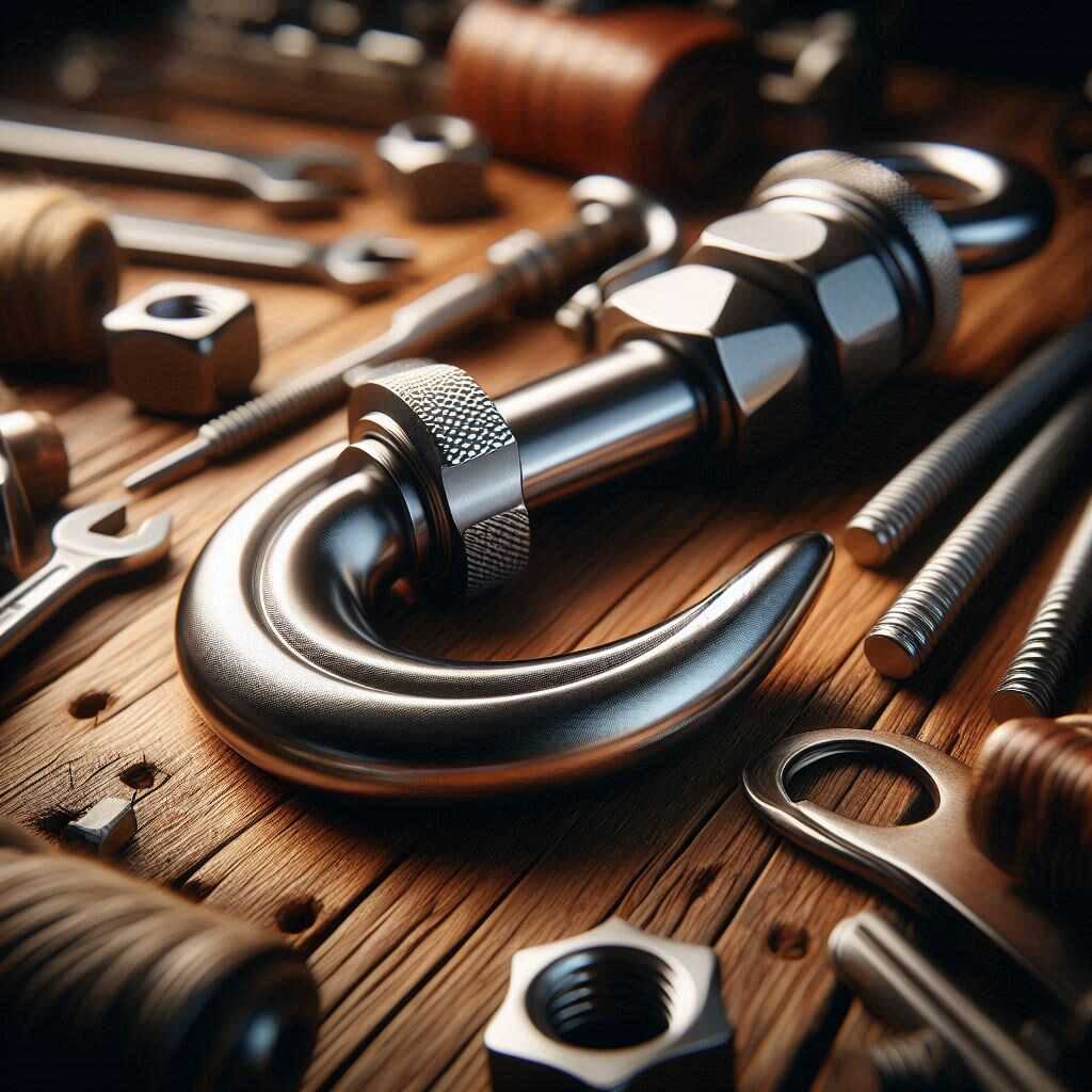 Hook with Bolt and Nuts