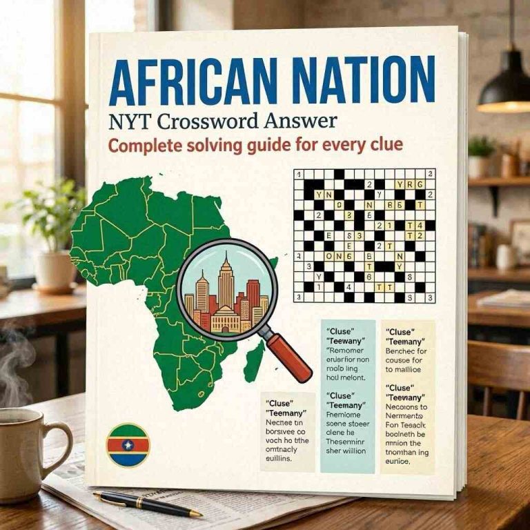African Nation NYT Crossword Answer Complete Solving Guide for Every Clue