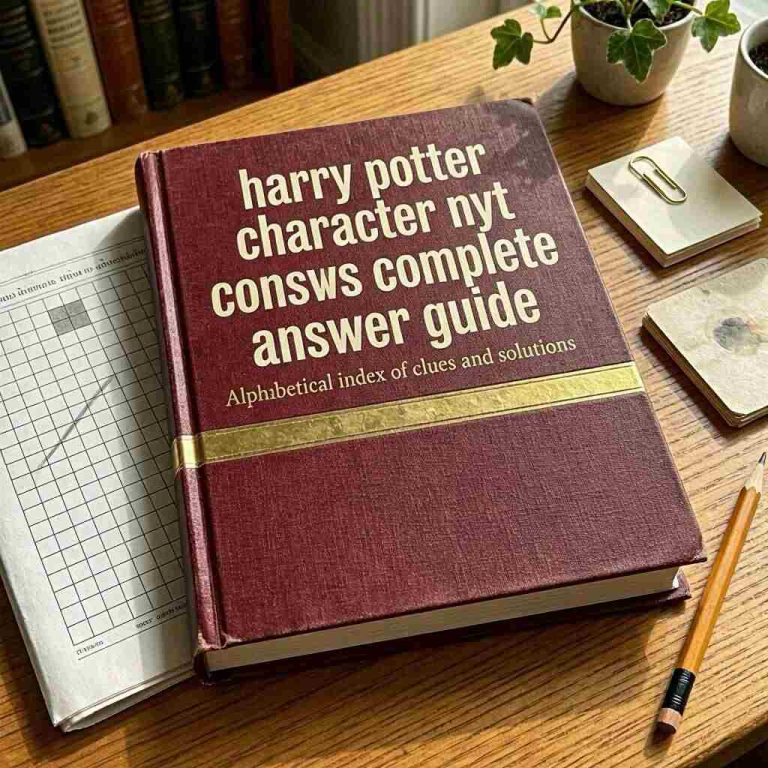Harry Potter Character NYT Crossword Complete Answer Guide