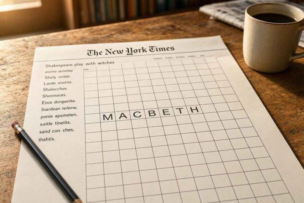 Shakespeare Play With Witches NYT Crosswords