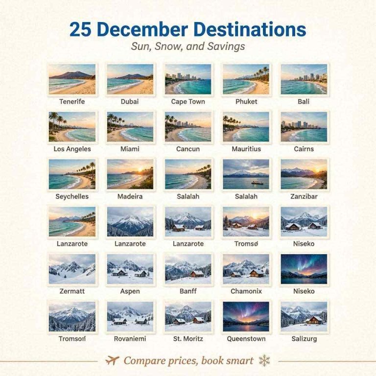 Best Places to Travel in December 25 Destinations for Sun, Snow & Savings