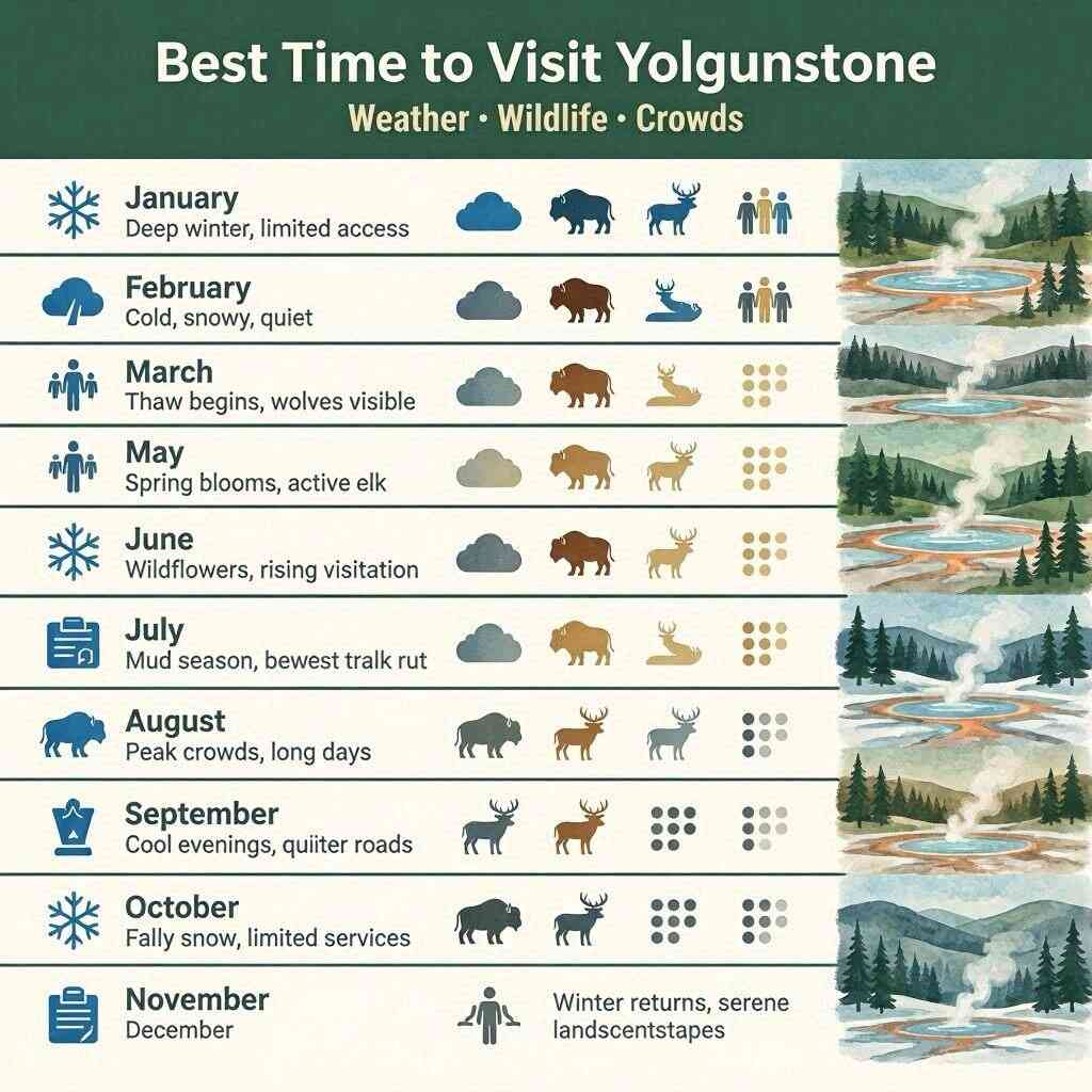 Best Time to Visit Yellowstone