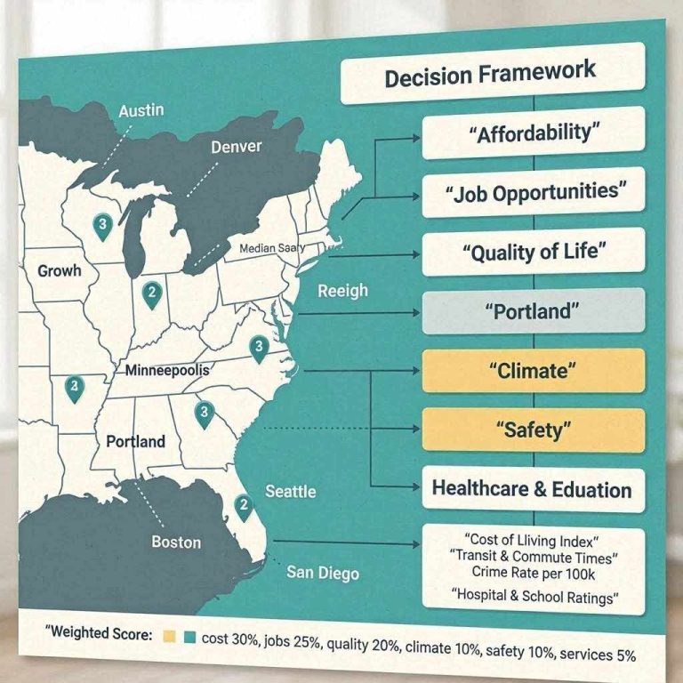 The Best Cities to Live in USA Your Decision Framework