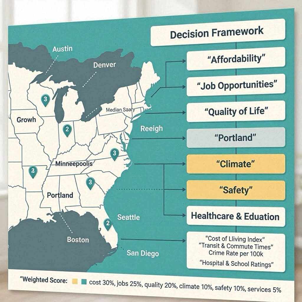 The Best Cities to Live in USA Your Decision Framework