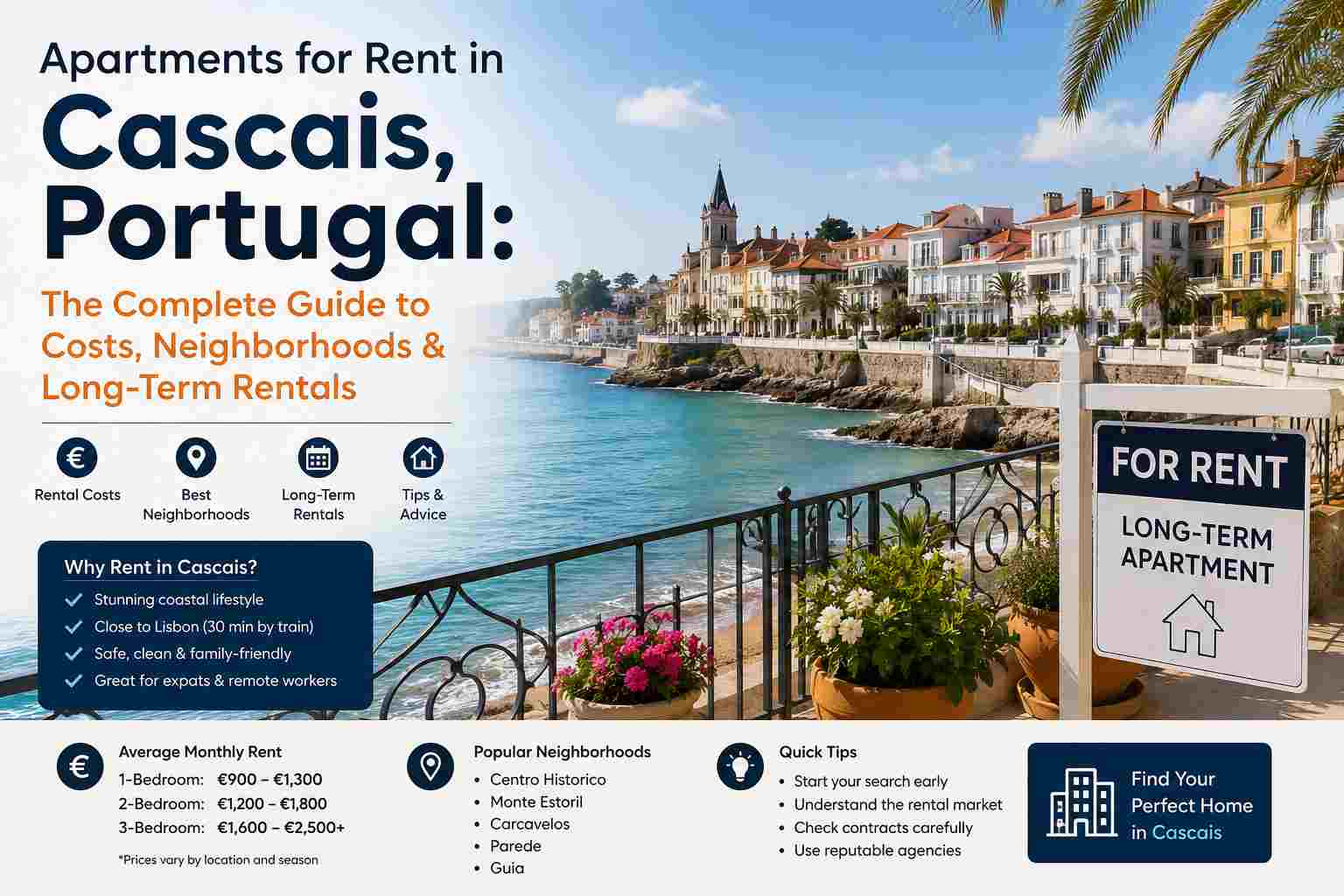 Apartments For Rent In Cascais, Portugal The Complete Guide To Costs, Neighborhoods & Long-Term Rentals