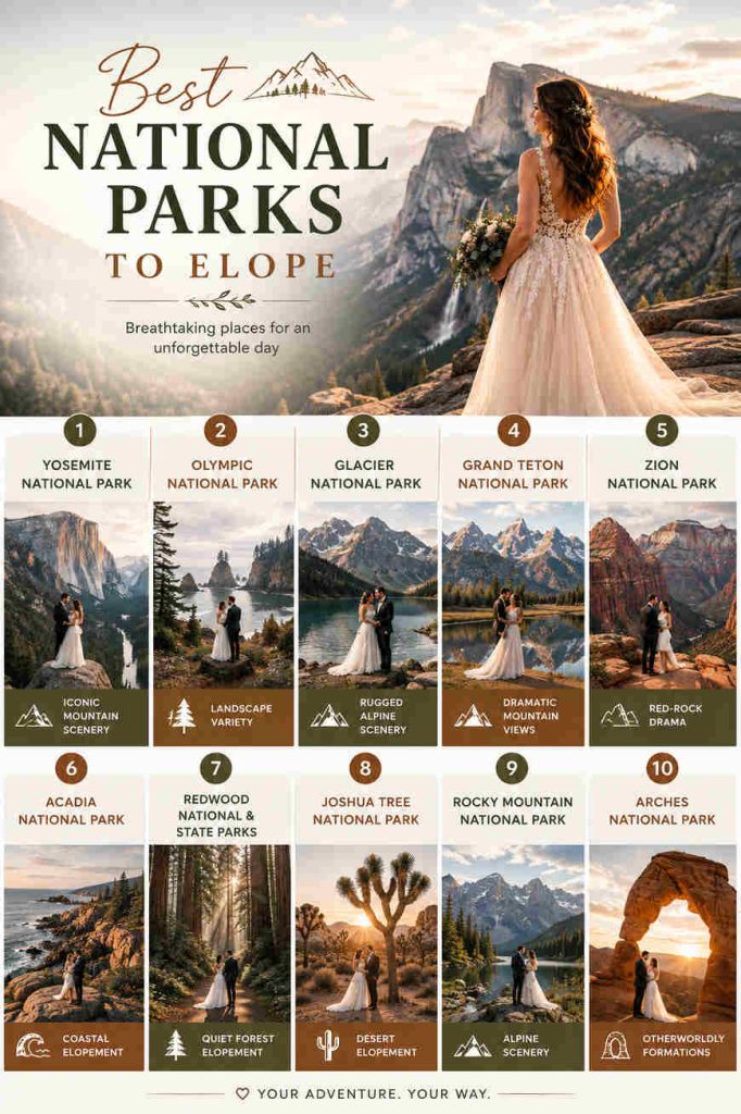 Best National Parks to Elope