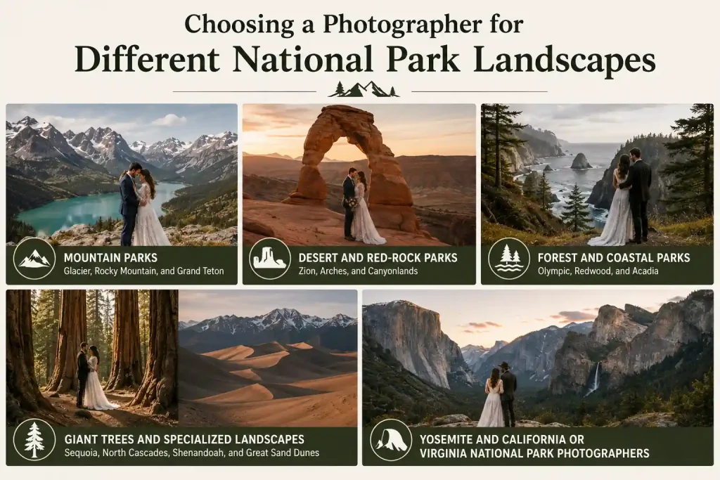 Choosing a Photographer for Different National Park Landscapes
