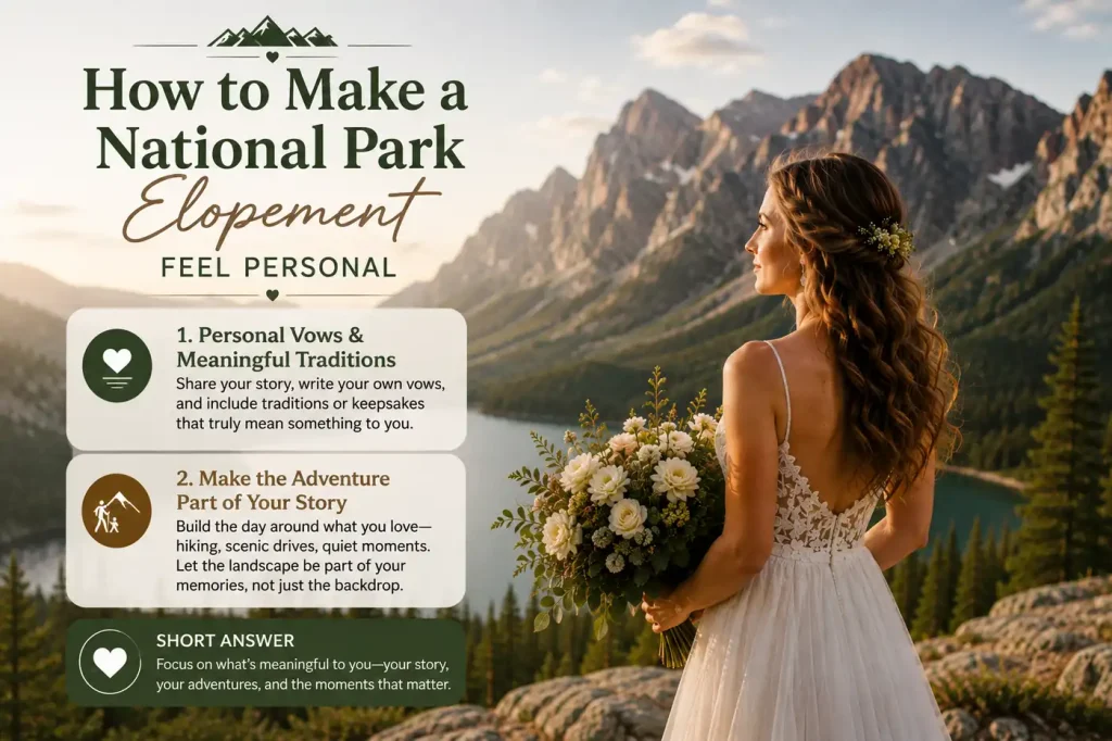 How to Make a National Park Elopement Feel Personal