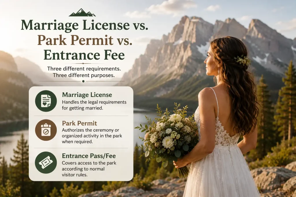 Marriage License vs. Park Permit vs. Entrance Fee