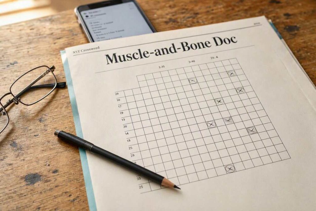 Muscle-and-Bone Doc NYT Crossword Clue Answers