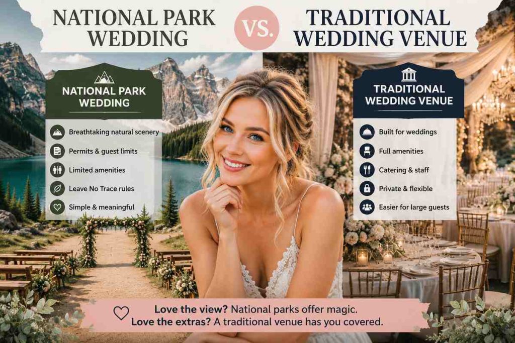National Park Wedding vs. Traditional Wedding Venue