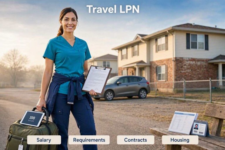 Travel LPN Salary, Requirements, Contracts and Housing