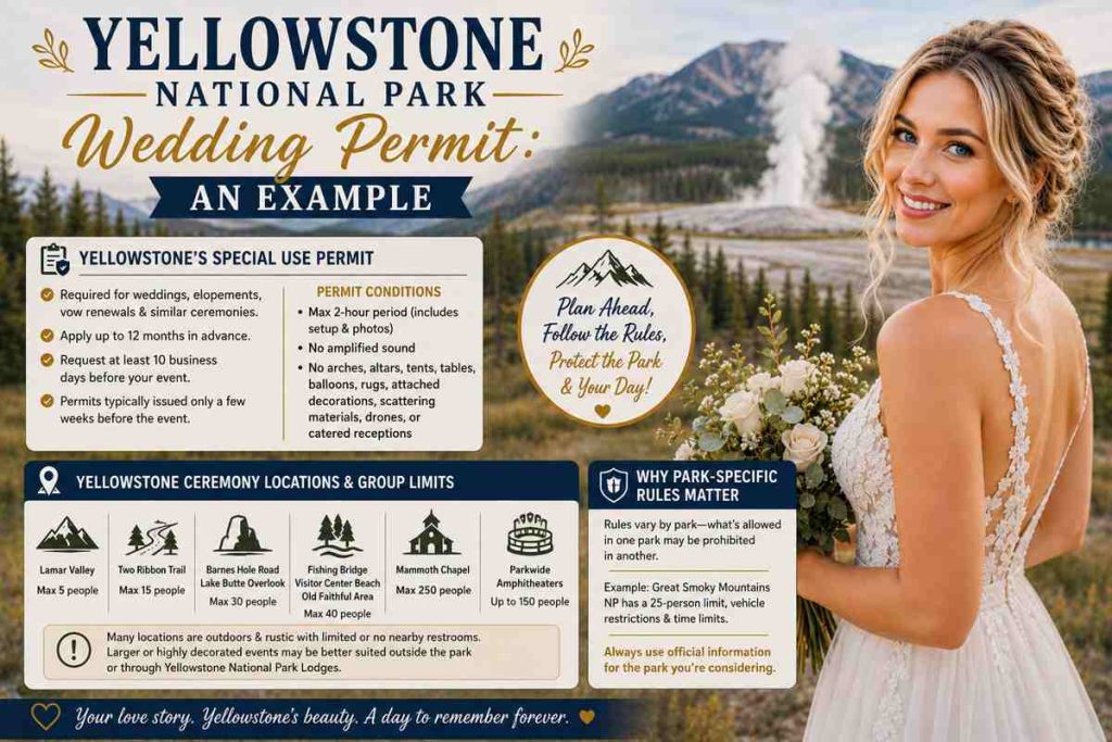 Yellowstone National Park Wedding Permit An Example